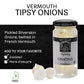 Sable & Rosenfeld Tipsy Cocktail Onions - Pickled Silverskin Onions, 5 oz Jar, Kosher Parve, Pack of 5