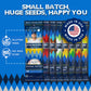 Chinook Seedery Roasted Sunflower Seeds to Eat - 8 Flavor Sampler Pack 1.5 oz (Pack of 8) Jumbo Low Sodium Sunflower Seeds Keto