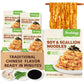 Noodology Soy Scallion Saucy Noodles Dishes, Shanghai Aromatic Savory Sweet Chinese Flavor, Hand-Sliced Thick Noodles Ramen, Sun