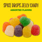 Spice Drops Jelly Candy | 2 Pound Bag | Assorted Flavors, Nostalgic Sweets
