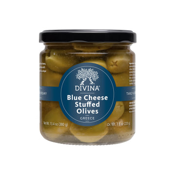 DIVINA Blue-Cheese-Stuffed Green Olives, 7.8 oz 1 Pack