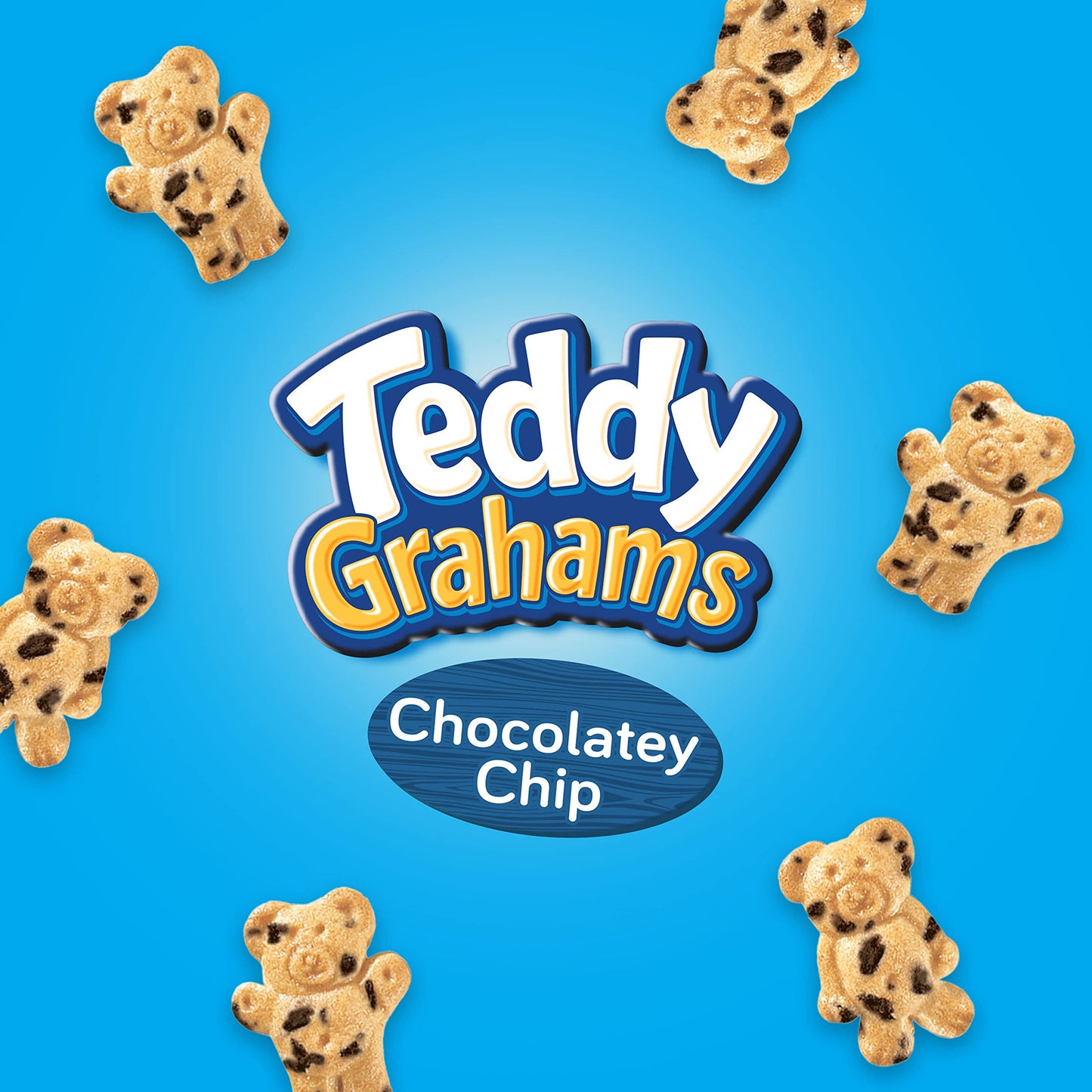 Teddy Grahams Chocolatey Chip Graham Snacks, 6 - 10 Oz Boxes