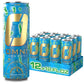 Steel Supplements OMNI Energy Drink - Island Gold, 12 Oz, Pack of 12, 200mg Caffeine, Sugar-Free, Low Calorie