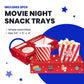 Movie Night Basket Gift Set - with Candy Variety Pack  Movie Trays  Movie Snacks & Popcorn Set - Gift Baskets For Families by Cheshire Gifts