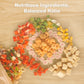 Vonfame Ramen Toppings - Dried Ramen Toppings With Seafood And Vegetables Mix - Ramen Topper For Noodles, 14Oz