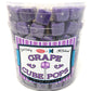 Espeez Hard Candy Cube Lollipops - Individually Wrapped Grape Flavored Suckers - 100 Count