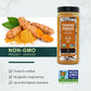 Soeos Organic Turmeric Powder 10oz (284g), Non-GMO Verified, USDA Organic, Natural Curcumin, Lab Tested for Purity, Sealed Packa