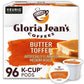 Gloria Jeans Butter Toffee Keurig Single-Serve K-Cup Pods, Medium Roast, 24 Pods Per Pack, Case Of 4 Packs