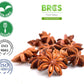 Besway Chinese Star Anise 12 Oz, Whole Star Anise, Fresh, Pure And Dried Anise Pods, Great For Cooking, Baking And Tea (340G)
