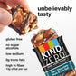 KIND Zero Added Sugar Bars, Keto Snack, Dark Chocolate Nuts & Sea Salt, 30 Count, 6g Protein, Gluten Free