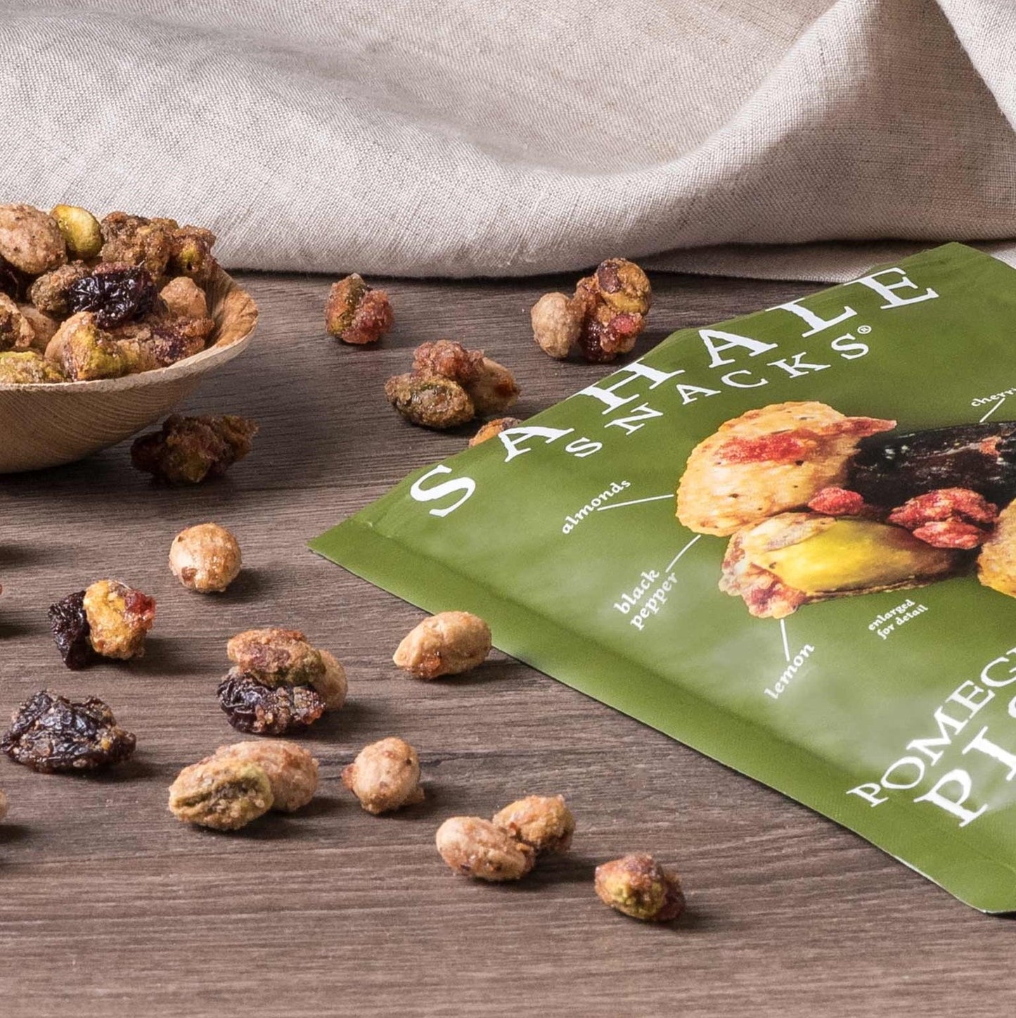 Sahale Snacks Pomegranate Pistachios Glazed Mix, 4 Ounces (Pack Of 6)
