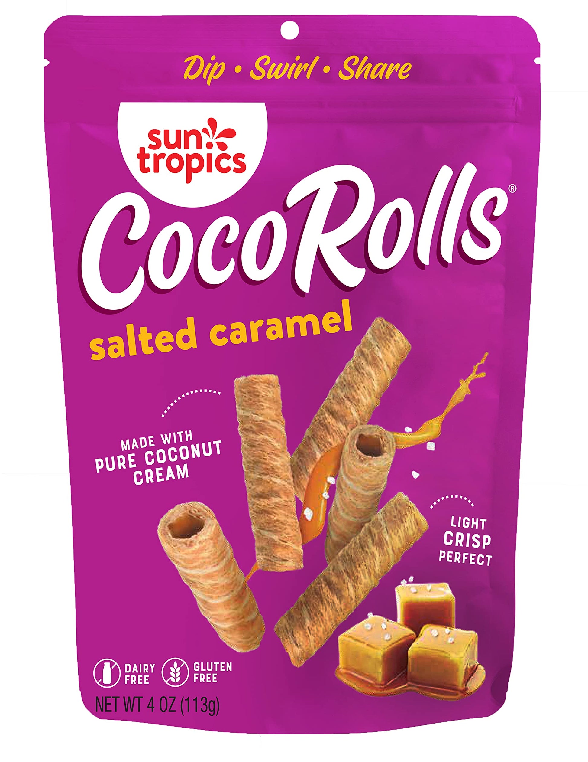 Sun Tropics cocoRolls Salted caramel