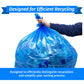 Reli. Supervalue 16-25 Gallon Recycling Bags  120 Count  Blue Trash Bags