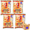 Shelly Shenbei Original Crispy Snowy Rice Cracker 2.54oz/72g pack of 4