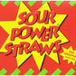 Sour Power Candy Straws, Watermelon, 1.75 Ounce, Pack Of 24