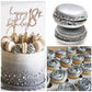 Limino Edible Glitter - 10g Metallic Luster Dust for Cake Decorating, Baking, and Drinks - Silver
