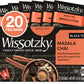 Wissotzky Masala Chai Black Tea, 20 Tea Bags | Aromatic Chai Tea | Antioxidant Rich | Comforting Tea | Black Tea Bags