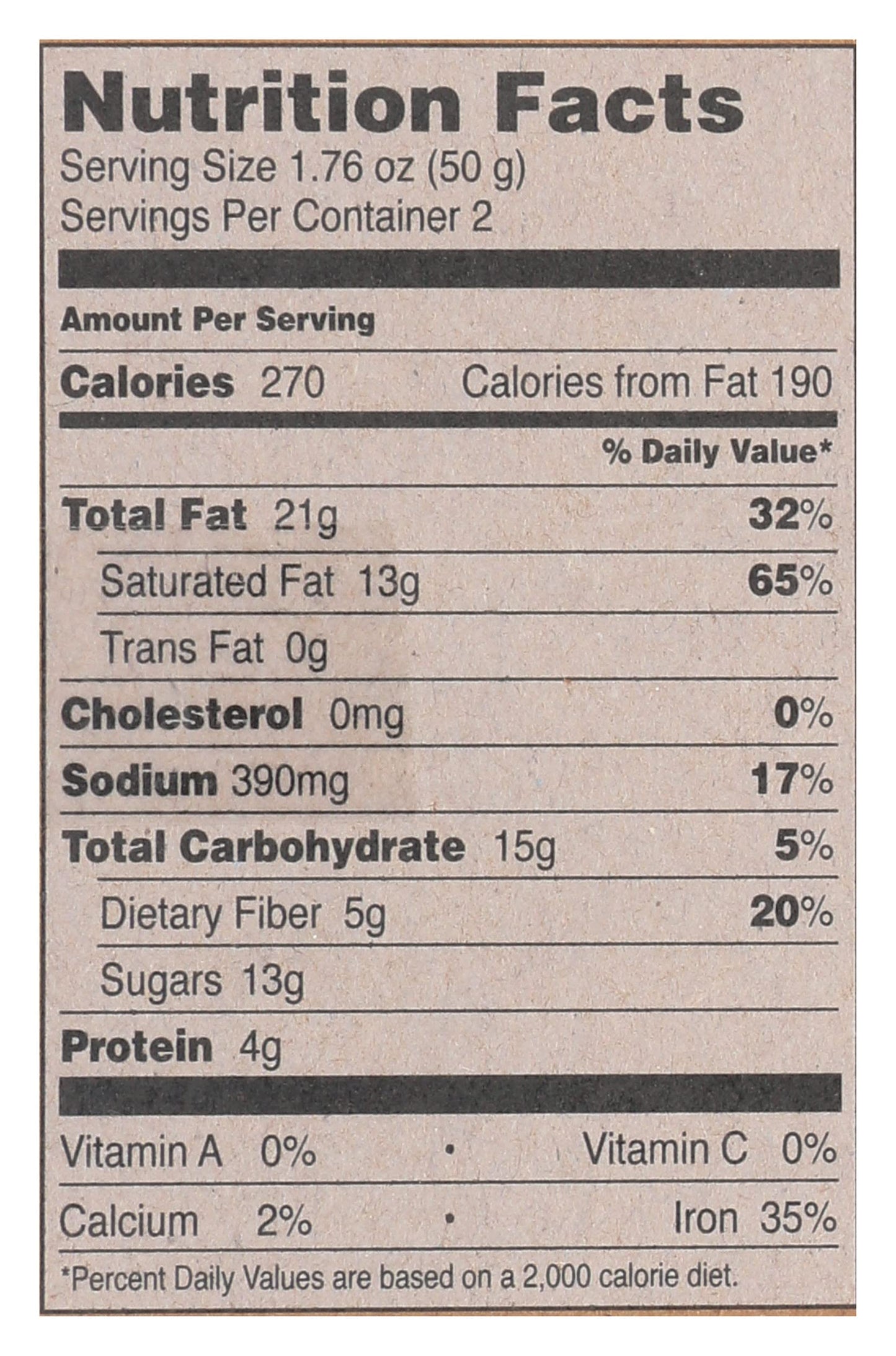 Jelina Chocolatier Organic Sea Salt Chocolate Bar 72% 3.52 Oz
