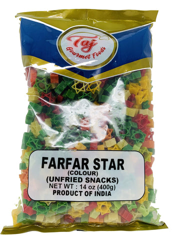 TAJ Gourmet Farfar Fryums Wheat project piece Tube Snack, 400g (14.00 Ounce)