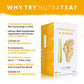Nutra Tea - Lemongrass & Ginger Tea - 40 Tea Bags - Herbal Tea - (2 Pack)