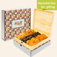 Anna And Sarah Gourmet Dried Fruit In Wooden 6 Compartments Gift Box Includes Strip Mango-Fancy Dates-Pear-Peach- Apricot-Dried Apricot Kosher-Halal For Christmas-Holiday For Mom-Dad-Boy-Girl Everyone