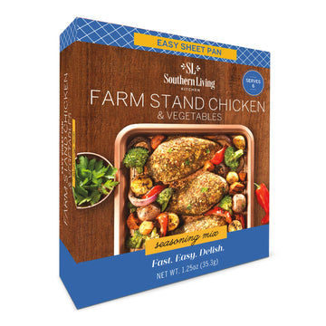Southern Living Chicken & Vegetables Seasoning Mix, 1.25 oz, One Pan Sheet Baked, Family Dinner Spice
