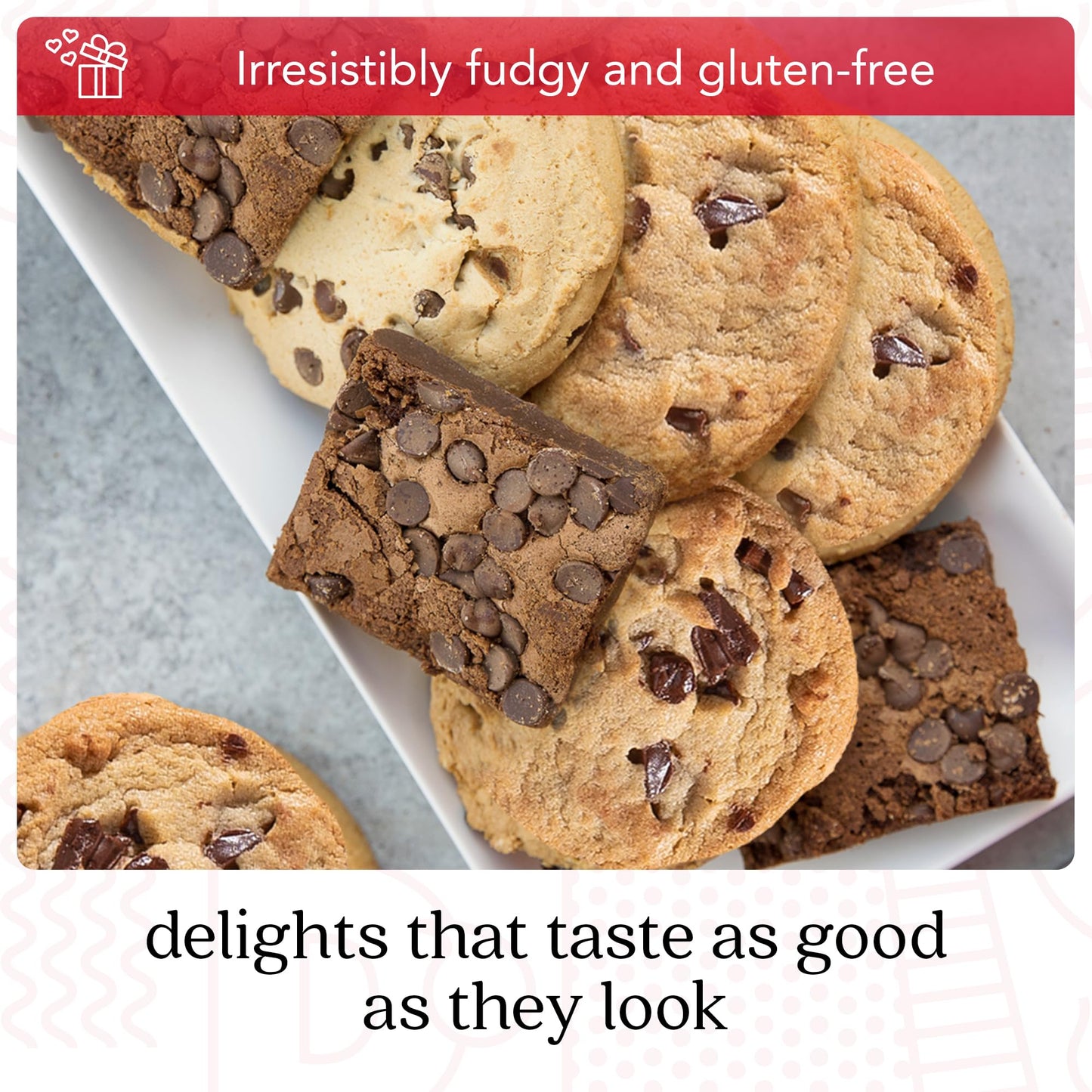 Davids Cookies Gluten-Free Chocolate Chip Cookies and Brownies - Gourmet Bakery Desserts Ideal for a Delightful Food Gift for F