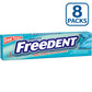 Wrigleys Freedent Spearmint Chewing Gum, 5 Pieces (8 Pack)