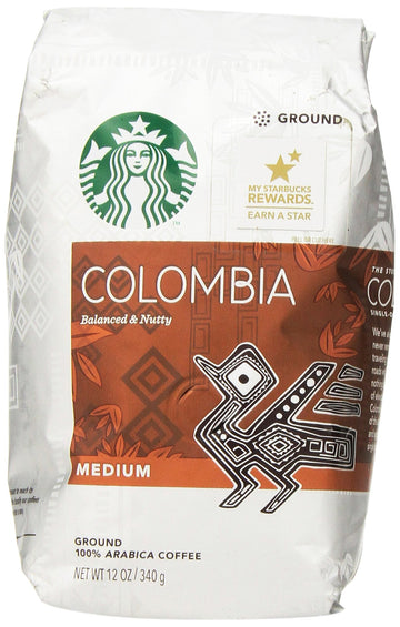 Starbucks Colombia Ground Coffee, 12 Oz