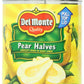 Del Monte Canned Pear Halves in Heavy Syrup, 8.5 Ounce -- 12 per case.