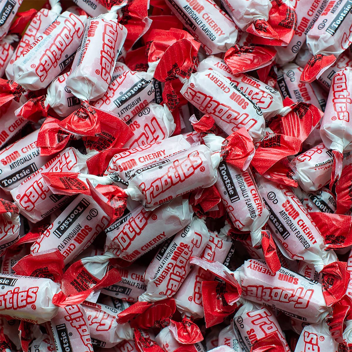 Sour Cherry Frooties - Tootsie Roll Chewy Candy - 360 Piece Count, 38.8 Oz Bag