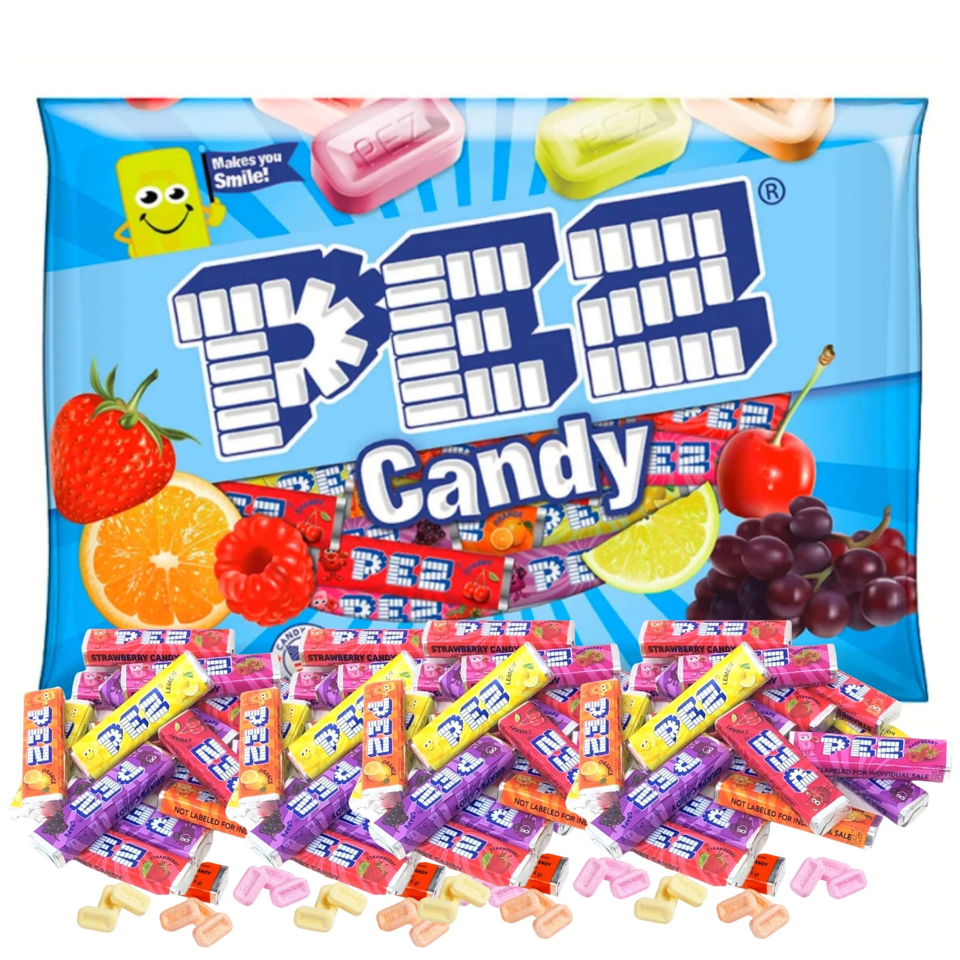 Pez Candy Refill Rolls, 11 Oz Variety Bag (Approx 35 Full Rolls In Each Bag)