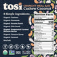 Tosi Meal Bars - Cashew Coconut, Vegan Snack Bars, 14g Protein, 12 Count, Organic, Gluten Free