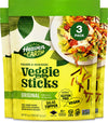 Heaven & Earth, Veggie Sticks, Snack & Salad Topper, 5oz (3 Pack) Resealable Pouch, Gluten Free, Non GMO Verified, Certified Kos