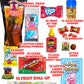 Food Crush Chamoy Pickle Kit with Cotton Candy Crunch - 13 Pcs Birthday Gift Pouch for Teens and Kids, Includes Fruit Roll Ups and Salsagheti