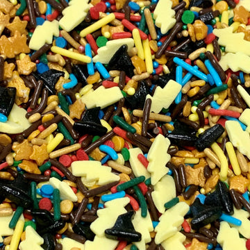 Cool Mom Sprinkles Wizard Sprinkles (4 Oz.) - Harry Potter Birthday Themed Sprinkles For Decorating Cakes, Cupcakes, Cookies & D