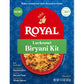 Royal Lucknowi Biryani Kit - White Basmati Rice, Biryani Paste, and Whole Spices - 11.5 oz Box