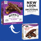 Nonnis Dark Chocolate Almond Biscotti Italian Cookies - 3 Boxes Dark Chocolate Cookies - Biscotti Individually Wrapped Cookies