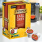Twinings Earl Grey Black Tea K-Cup Pods For Keurig, 24 Count (Pack Of 2), Flavoured With Citrus And Bergamot, Caffeinated, Enjoy