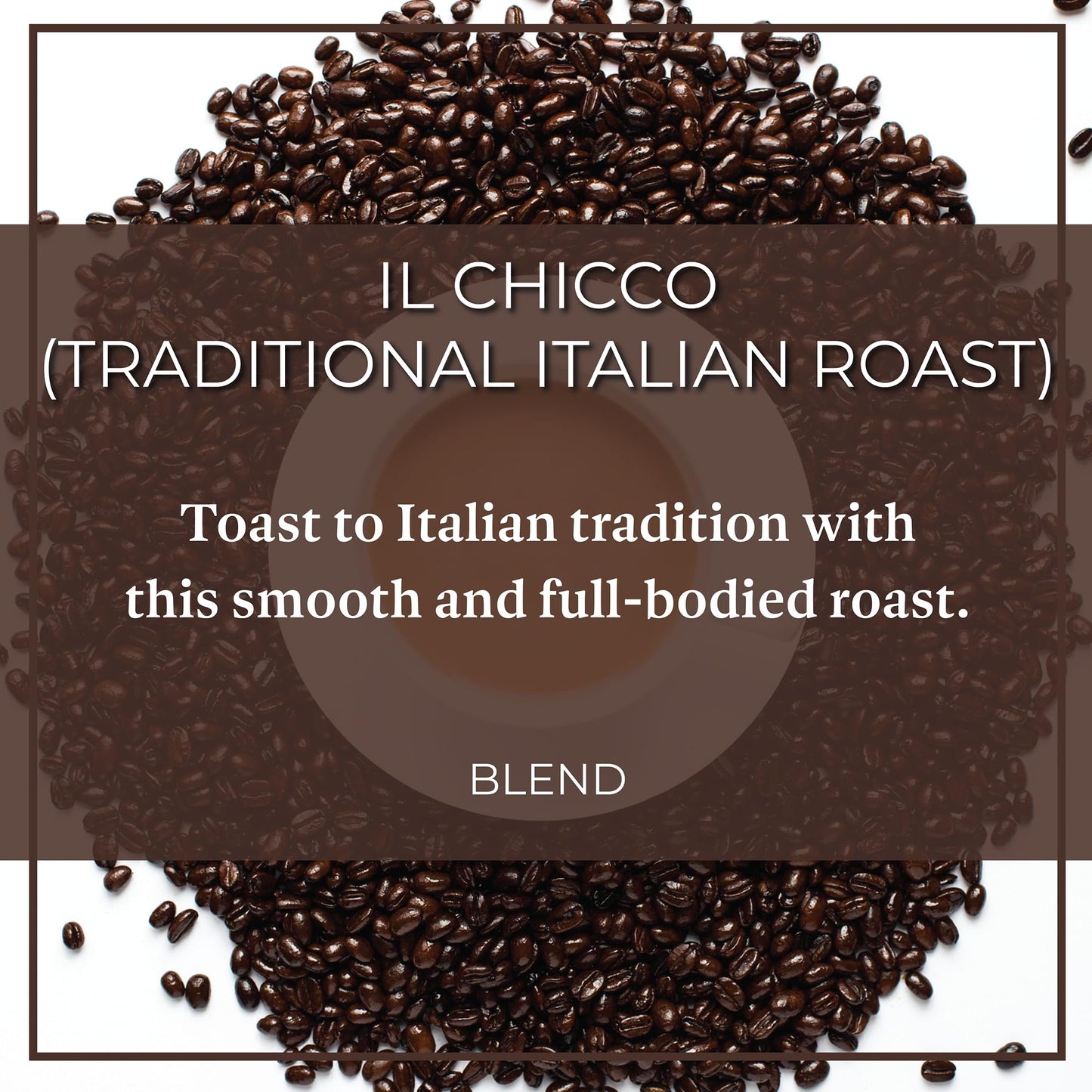 The Bean Organic Coffee Company Il Chicco (Traditional Italian Roast), Dark Roast, Ground Coffee, 5-Pound Bag,Café Molido Tostado Organico