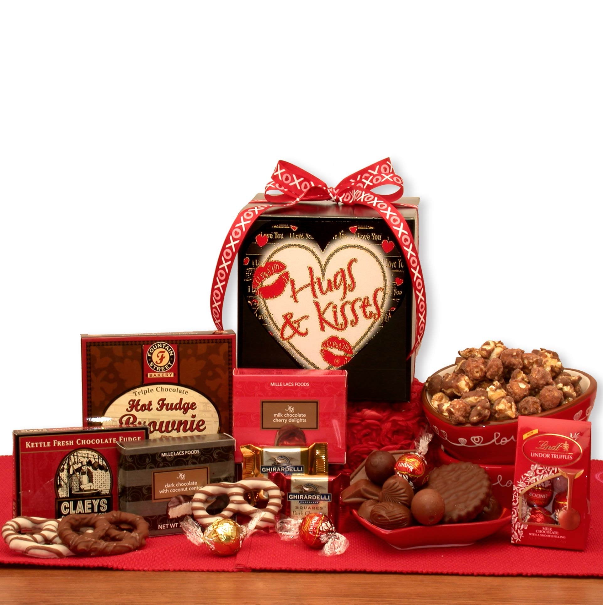 Gift Basket Drop Shipping Hugs And Kisses Valentine Care Package
