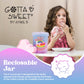 Gotta B Sweet Birthday Cake Flavored Cotton Candy - 2 Oz (Pack Of 3) - Blue, Pink And White - Birthday Party Treats For Kids