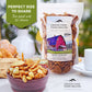 Oregon Farm Fresh Snacks Honey Roasted Nuts And Crackers Mix - Locally Made Honey Roasted Sesame Sticks And Nuts Mix - Enjoy The