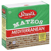 Streits Mediteranean Matzos- 11 oz box (Pack of 12)