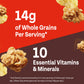 Honey Bunches of Oats Honey Roasted Breakfast Cereal, Honey Oats Cereal with Granola Clusters, Small Cereal Cup Size for Easy On