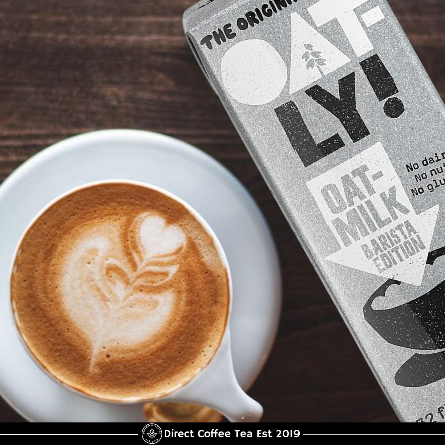 Direct Coffee Tea Est 2019 Oat Milk Value Bundle - Barista Edition, 3-Pack Non-Dairy Creamer For Coffee, Vegan, Dairy-Free & Glu