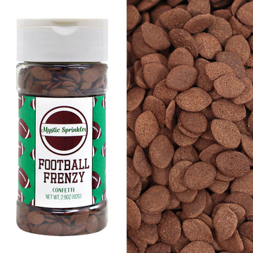 Mystic Sprinkles The Big Football Game Jimmy Mix 3oz Bottle (Football Frenzy Confetti 2.9oz)