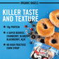 Daves Killer Bread Boomin Berry Bagels, Cranberry, Blueberry, Blackberry and Acai Bagels, 5 Count