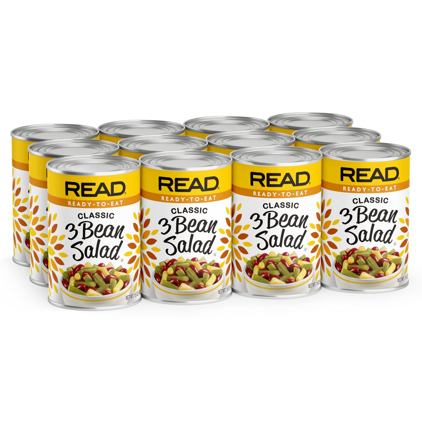 Read 3 Bean Salad | Classic Three Bean Salad | Tangy Sweet & Delicious | Cut Green Beans | Cut Wax Beans | Kidney Beans | Sugar,