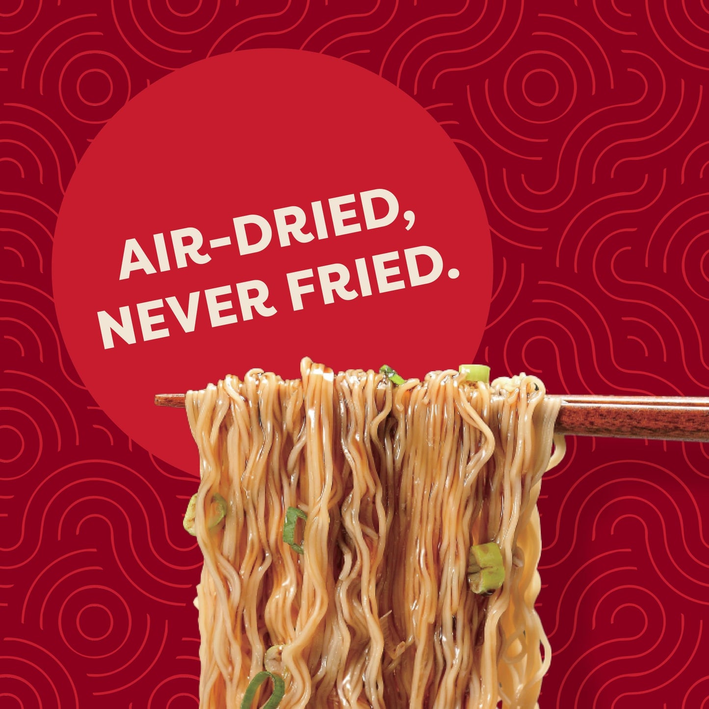 A-Sha Healthy Ramen Noodles - Original Sauce Pack Included  enhanced Air Dried Instant Noodles - 24 Packs  3.35oz each